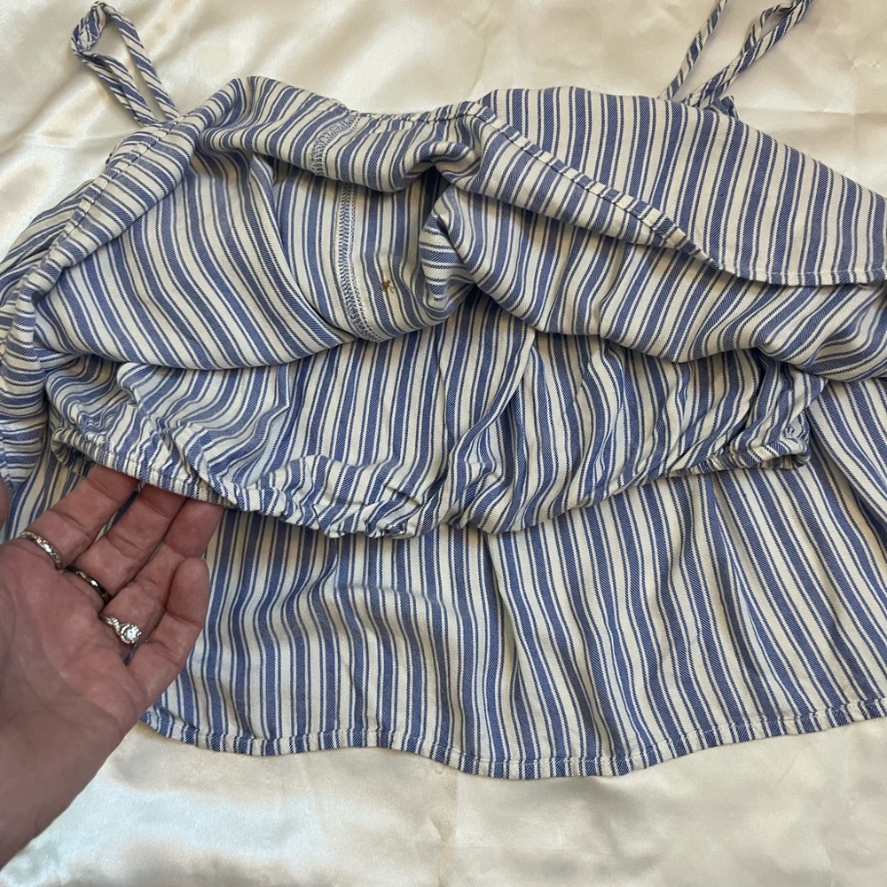 American Eagle Crop Adjustable Spaghetti Strap, D… - image 5